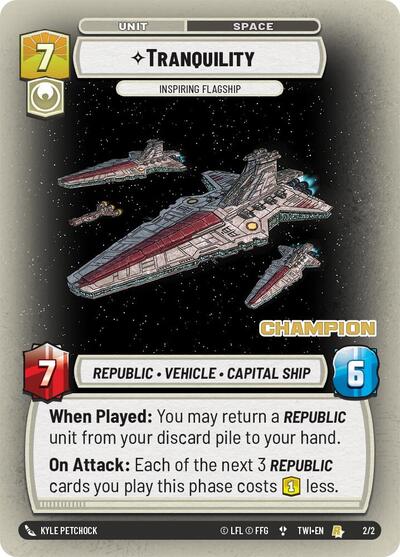 Tranquility - Inspiring Flagship (Champion)