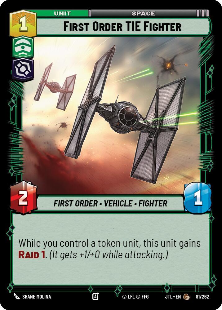 First Order TIE Fighter