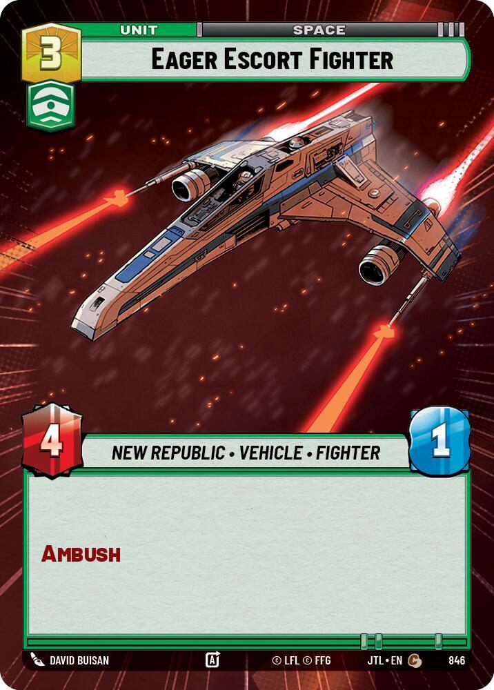 Eager Escort Fighter (Hyperspace Foil)