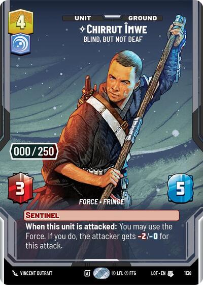 Chirrut Imwe - Blind, but not Deaf (Serialized)