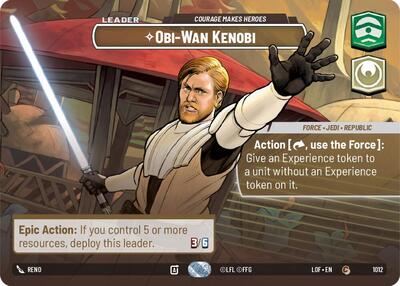 Obi-Wan Kenobi - Courage Makes Heroes (Showcase)