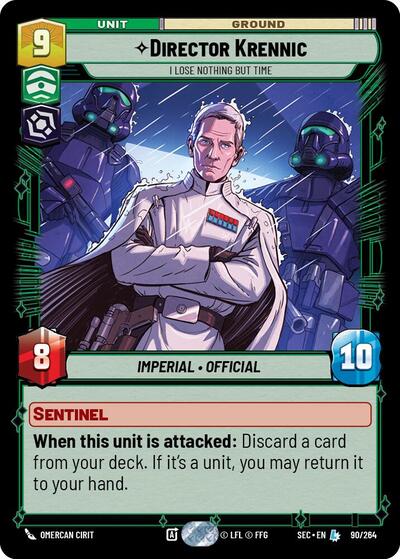 Director Krennic - I Lose Nothing But Time