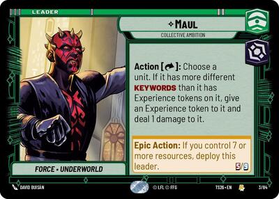 Maul - Collective Ambition - Twin Suns Star Wars spoiler