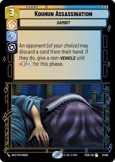 Kouhun Assassination - Twin Suns Star Wars spoiler