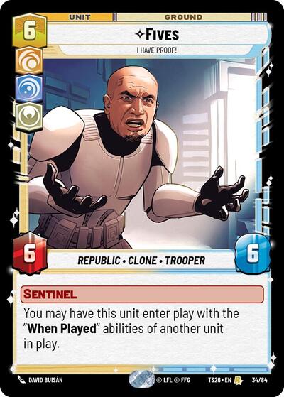 Fives - I Have Proof! - Twin Suns Star Wars spoiler