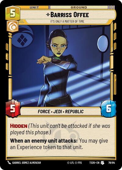 Barriss Offee - It's Only a Matter of Time - Twin Suns Star Wars spoiler