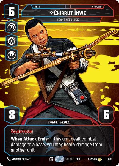 Chirrut Imwe - I Don't Need Luck (Prestige)