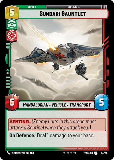 Sundari Gauntlet - Twin Suns Star Wars spoiler