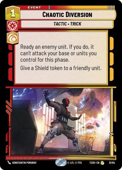 Chaotic Diversion - Twin Suns Star Wars spoiler