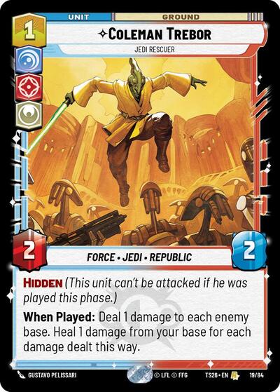 Coleman Trebor - Jedi Rescuer - Twin Suns Star Wars spoiler