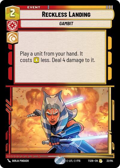 Reckless Landing - Twin Suns Star Wars spoiler