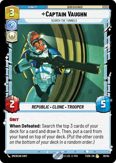 Captain Vaughn - Search the Tunnels - Twin Suns Star Wars spoiler