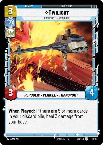 Twilight - Escaping Malevolence - Twin Suns Star Wars spoiler