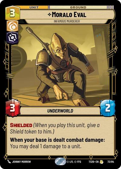 Moralo Eval - Infamous Murderer - Twin Suns Star Wars spoiler