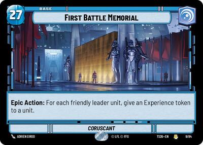 First Battle Memorial - Twin Suns Star Wars spoiler