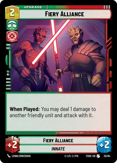 Fiery Alliance - Twin Suns Star Wars spoiler