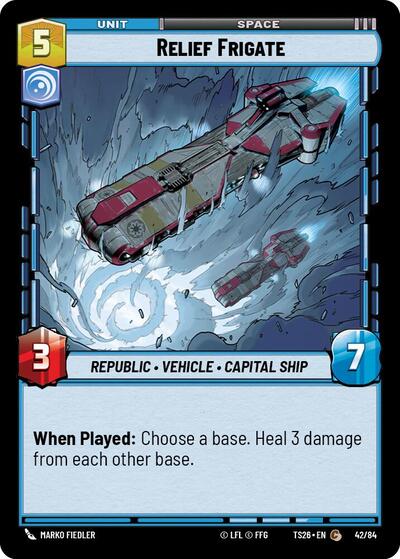 Relief Frigate - Twin Suns Star Wars spoiler