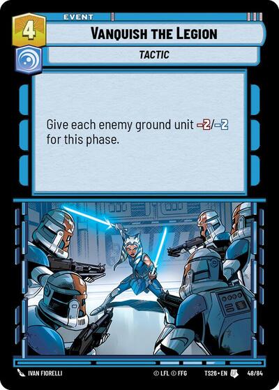 Vanquish the Legion - Twin Suns Star Wars spoiler