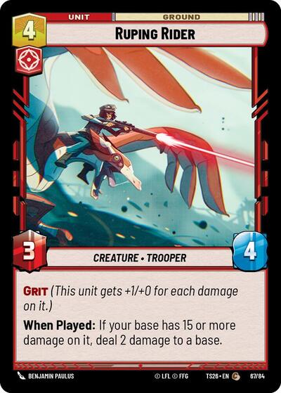 Ruping Rider - Twin Suns Star Wars spoiler