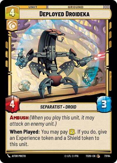Deployed Droideka - Twin Suns Star Wars spoiler