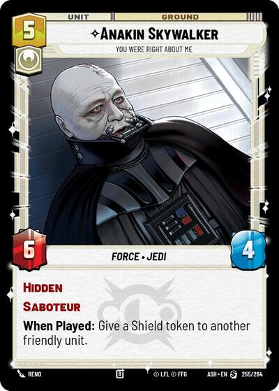 Anakin Skywalker - You Were Right About Me - Ashes of the Empire Star Wars spoiler