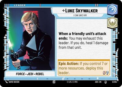 Luke Skywalker - I Can Save Him - Ashes of the Empire Star Wars spoiler