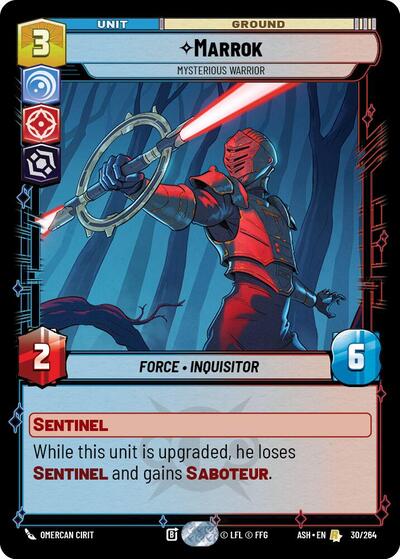 Marrok - Mysterious Warrior - Ashes of the Empire Star Wars spoiler