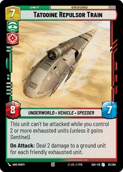 Tatooine Repulsor Train - Ashes of the Empire Star Wars spoiler