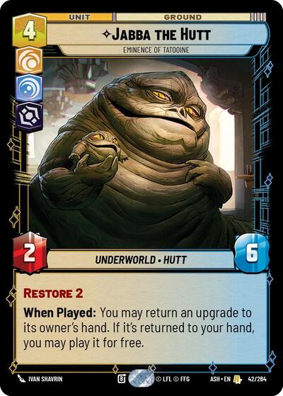 Jabba the Hutt - Eminence of Tatooine - Ashes of the Empire Star Wars spoiler