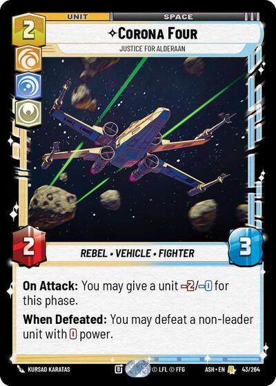 Corona Four - Justice for Alderaan - Ashes of the Empire Star Wars spoiler