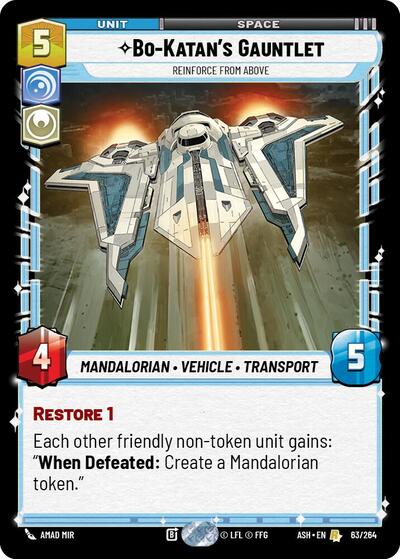 Bo-Katan's Gauntlet - Reinforce from Above - Ashes of the Empire Star Wars spoiler