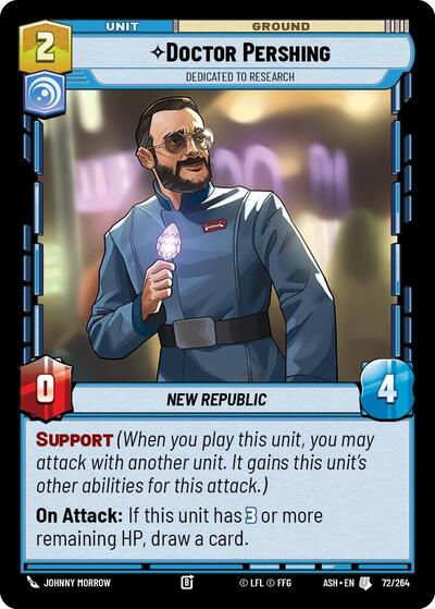 Doctor Pershing - Dedicated to Research - Ashes of the Empire Star Wars spoiler