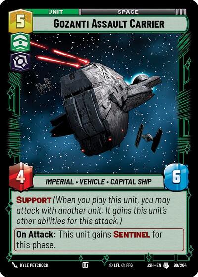 Gozanti Assault Carrier - Ashes of the Empire Star Wars spoiler