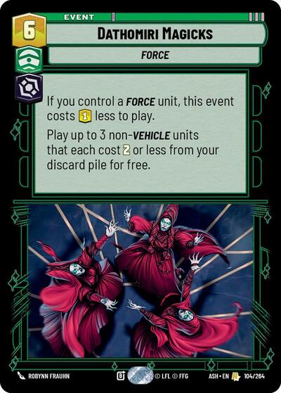 Dathomiri Magicks - Ashes of the Empire Star Wars spoiler