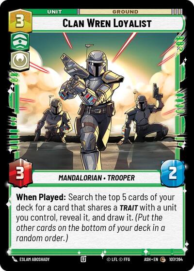 Clan Wren Loyalist - Ashes of the Empire Star Wars spoiler