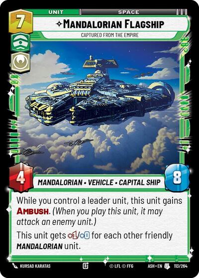 Mandalorian Flagship - Captured from the Empire - Ashes of the Empire Star Wars spoiler