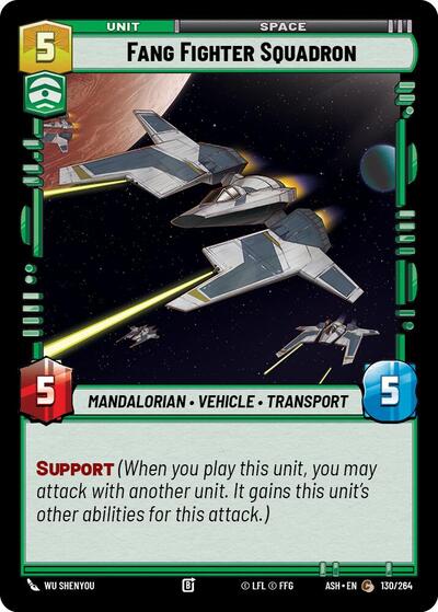 Fang Fighter Squadron - Ashes of the Empire Star Wars spoiler