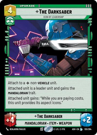 The Darksaber - Icon of Leadership - Ashes of the Empire Star Wars spoiler