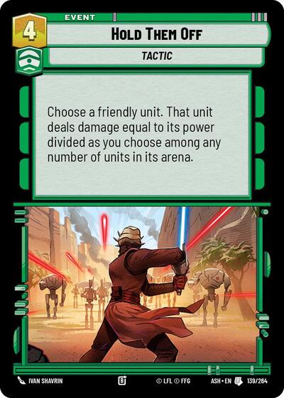Hold Them Off - Ashes of the Empire Star Wars spoiler