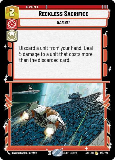 Reckless Sacrifice - Ashes of the Empire Star Wars spoiler