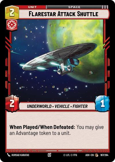 Flarestar Attack Shuttle - Ashes of the Empire Star Wars spoiler