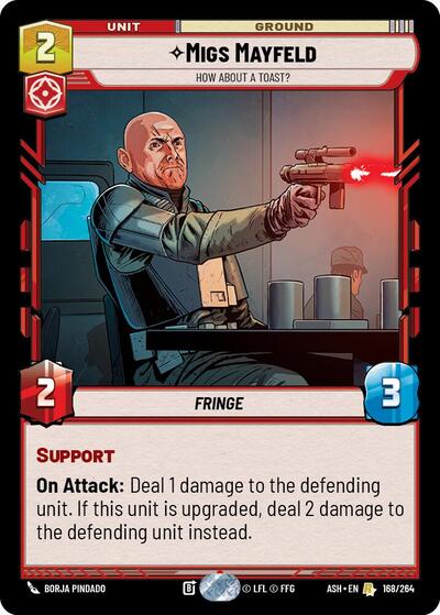 Migs Mayfeld - How About a Toast? - Ashes of the Empire Star Wars spoiler