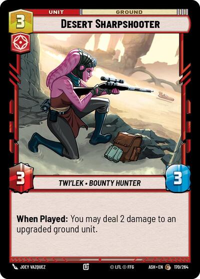 Desert Sharpshooter - Ashes of the Empire Star Wars spoiler