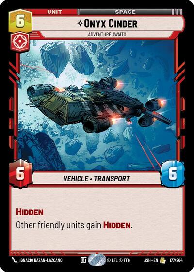 Onyx Cinder - Adventure Awaits - Ashes of the Empire Star Wars spoiler