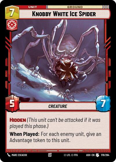 Knobby White Ice Spider - Ashes of the Empire Star Wars spoiler