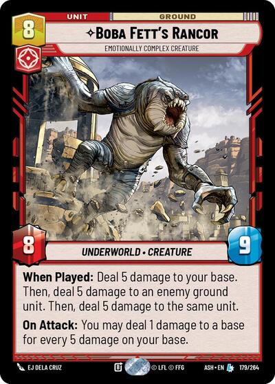 Boba Fett's Rancor - Emotionally Complex Creature - Ashes of the Empire Star Wars spoiler