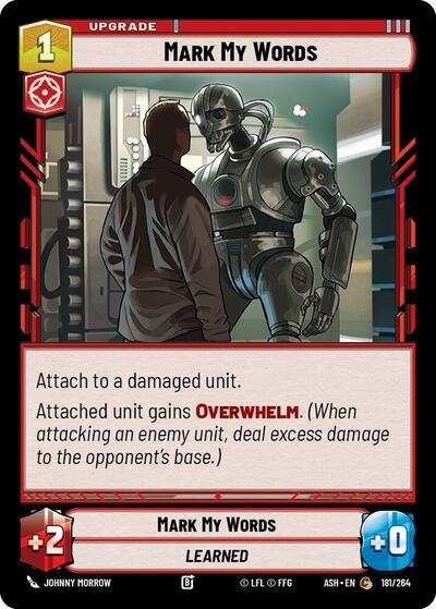 Mark My Words - Ashes of the Empire Star Wars spoiler
