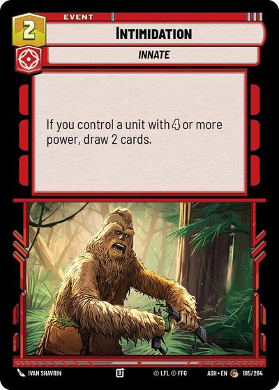 Intimidation - Ashes of the Empire Star Wars spoiler