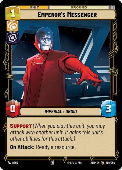 Emperor's Messenger - Ashes of the Empire Star Wars spoiler