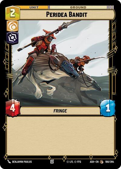 Peridea Bandit - Ashes of the Empire Star Wars spoiler